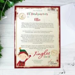 Personalised Elf Surveillance Christmas Letter 13 Personalised Elf Surveillance Christmas Letter -Xmas Decor Shop p0512aa33 6