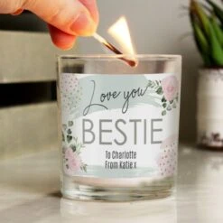 Personalised Abstract Rose Scented Jar Candle 8 Personalised Abstract Rose Scented Jar Candle -Xmas Decor Shop p0512ab47 3