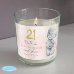 Personalised Me To You Sparkle & Shine Birthday Scented Jar Candle -Xmas Decor Shop p0512ac32 2
