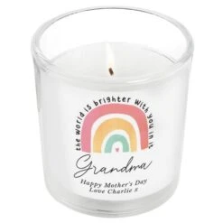Personalised You Make The World Brighter Rainbow Scented Jar Candle -Xmas Decor Shop p0512ac39 4