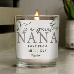Personalised Botanical Leaves Scented Jar Candle 16 Personalised Botanical Leaves Scented Jar Candle -Xmas Decor Shop p0512ac41 6