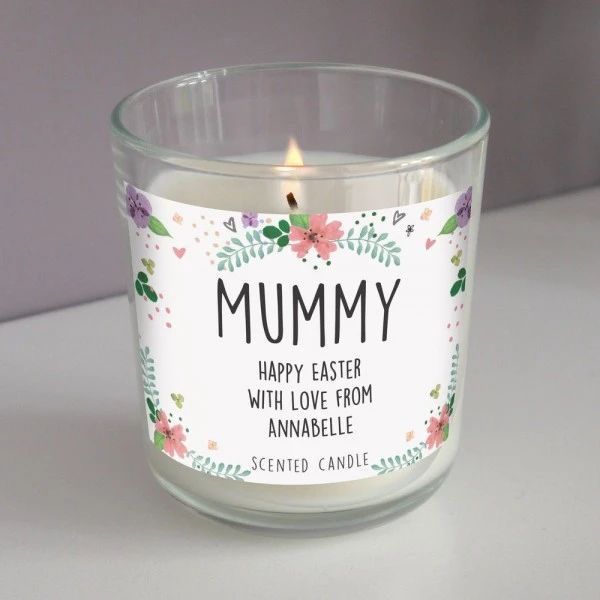 Personalised Floral Scented Jar Candle 3 Personalised Floral Scented Jar Candle - Image 3
