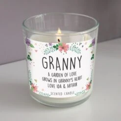 Personalised Floral Scented Jar Candle 10 Personalised Floral Scented Jar Candle -Xmas Decor Shop p0512ac50 4