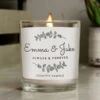 Personalised Botanical Scented Jar Candle