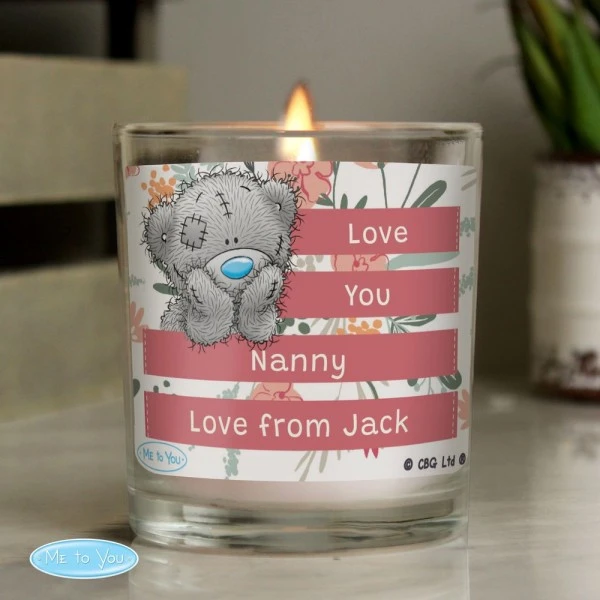 Personalised Me To You Floral Scented Jar Candle 2 Personalised Me To You Floral Scented Jar Candle - Image 2