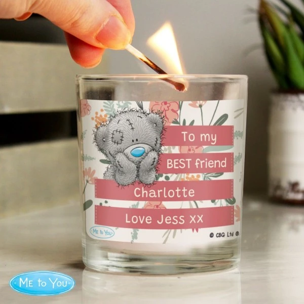 Personalised Me To You Floral Scented Jar Candle 3 Personalised Me To You Floral Scented Jar Candle - Image 3