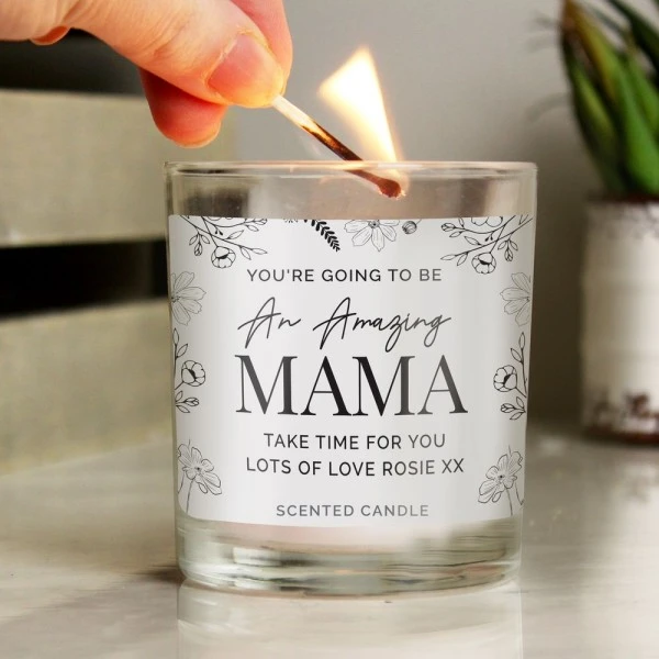 Personalised Mothers Day Floral Scented Jar Candle 3 Personalised Mothers Day Floral Scented Jar Candle - Image 3