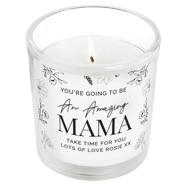 Personalised Mothers Day Floral Scented Jar Candle 5 Personalised Mothers Day Floral Scented Jar Candle - Image 5