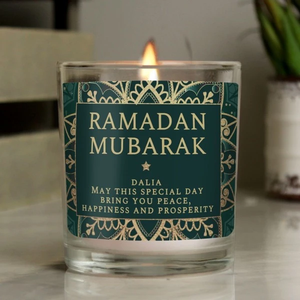 Personalised Eid And Ramadan Scented Jar Candle 1 Personalised Eid And Ramadan Scented Jar Candle
