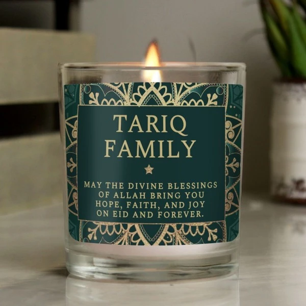 Personalised Eid And Ramadan Scented Jar Candle 3 Personalised Eid And Ramadan Scented Jar Candle - Image 3