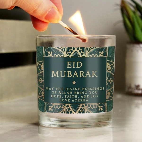 Personalised Eid And Ramadan Scented Jar Candle 4 Personalised Eid And Ramadan Scented Jar Candle - Image 4