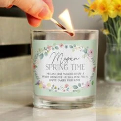 Personalised Springtime Scented Jar Candle -Xmas Decor Shop p0512ad69 3