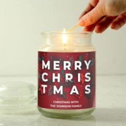 Personalised Christmas Large Scented Jar Candle 10 Personalised Christmas Large Scented Jar Candle -Xmas Decor Shop p0512ae15 3