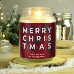 Personalised Christmas Large Scented Jar Candle 12 Personalised Christmas Large Scented Jar Candle -Xmas Decor Shop p0512ae15 5