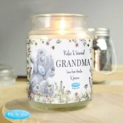 Personalised Me To You Floral Large Scented Jar Candle -Xmas Decor Shop p0512ae37 2