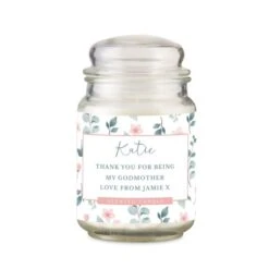 Personalised Floral Large Scented Jar Candle 10 Personalised Floral Large Scented Jar Candle -Xmas Decor Shop p0512ae48 4