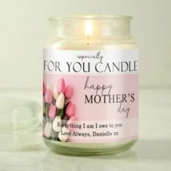 Personalised Especially For You Mothers Day Large Scented Jar Candle -Xmas Decor Shop p0512ae51 2