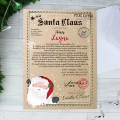 Personalised Santa Claus Letter 11 Personalised Santa Claus Letter -Xmas Decor Shop p0512z58 5
