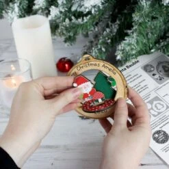 Personalised Make Your Own Toadstool Santa 3D Decoration Kit -Xmas Decor Shop p071184 4