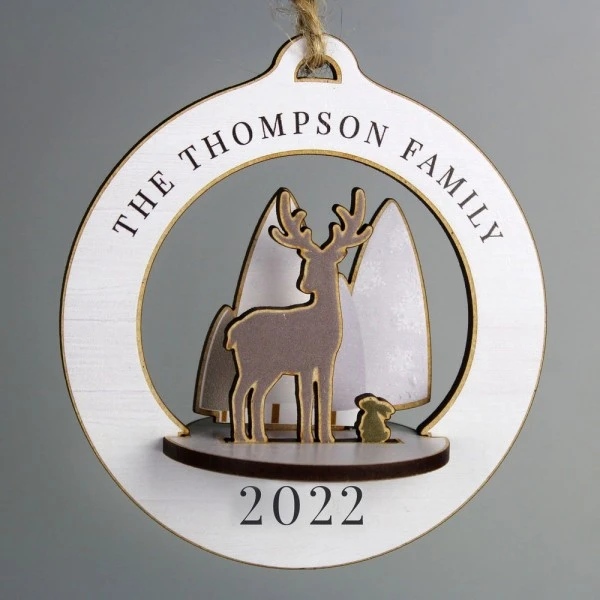 Personalised Make Your Own Reindeer 3D Decoration Kit 1 Personalised Make Your Own Reindeer 3D Decoration Kit