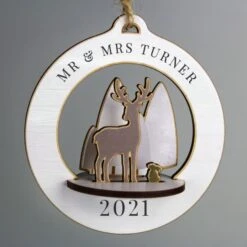 Personalised Make Your Own Reindeer 3D Decoration Kit 11 Personalised Make Your Own Reindeer 3D Decoration Kit -Xmas Decor Shop p071186 4