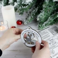 Personalised Make Your Own Reindeer 3D Decoration Kit 13 Personalised Make Your Own Reindeer 3D Decoration Kit -Xmas Decor Shop p071186 6