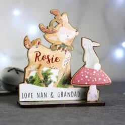 Personalised Make Your Own Festive Fawn 3D Decoration Kit -Xmas Decor Shop p071187 3