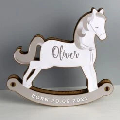 Personalised Make Your Own Rocking Horse 3D Decoration Kit -Xmas Decor Shop p071188 2