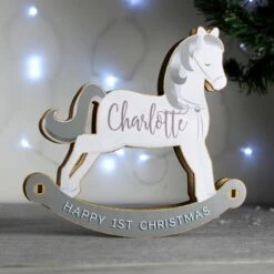 Personalised Make Your Own Rocking Horse 3D Decoration Kit -Xmas Decor Shop p071188 3