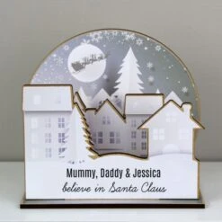 Personalised Make Your Own Town 3D Decoration Kit -Xmas Decor Shop p071189 4
