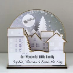 Personalised Make Your Own Town 3D Decoration Kit -Xmas Decor Shop p071189 6